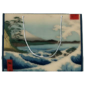 Oude Japanse zeezicht - Satta Point Groot Cadeauzakje (Achterkant)