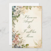 Oude jasmijnbloem moederdag feestdagenkaart (Voorkant / Achterkant)