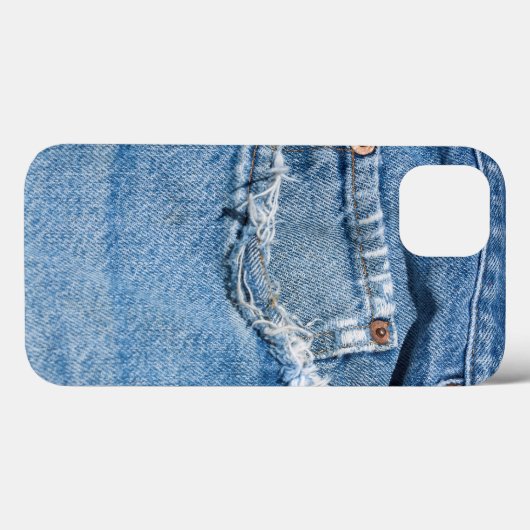 Oude Jeans Case-Mate iPhone Case (Achterkant (horizontaal))
