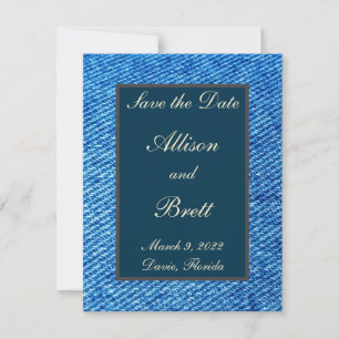 Oude Jeans sparen de Datum Kaart