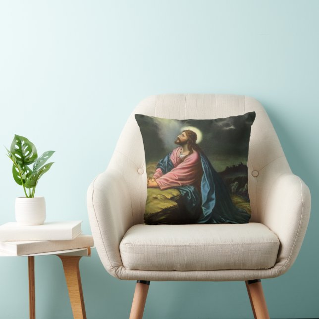 Oude Jezus Christus Biddend, Hof van Gethsemane Kussen (Stoel)