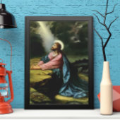 Oude Jezus Christus biddend, Hof van Gethsemane Poster