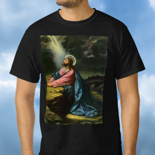 Oude Jezus Christus biddend, Hof van Gethsemane T-shirt