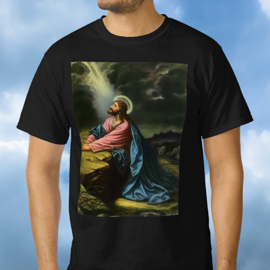 Oude Jezus Christus biddend, Hof van Gethsemane T-shirt