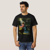Oude Jezus Christus biddend, Hof van Gethsemane T-shirt (Voorkant volledig)