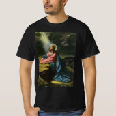 Oude Jezus Christus biddend, Hof van Gethsemane T-shirt (Voorkant)