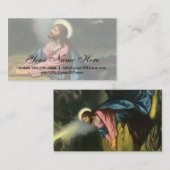 Oude Jezus Christus biddend, Hof van Gethsemane Visitekaartje (Voorkant / Achterkant)