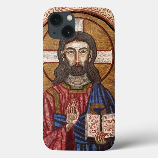 Oude Jezus Mozaïek Case-Mate iPhone Case (Achterkant)