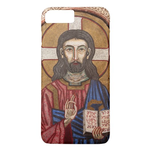 Oude Jezus Mozaïek Case-Mate iPhone Case (Achterkant)
