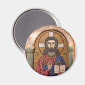 Oude Jezus Mozaïek Magneet (Voorkant / Achterkant)