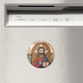 Oude Jezus Mozaïek Magneet (Insitu (Vaatwasser))