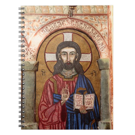 Oude Jezus Mozaïek Notitieboek (Voorkant)