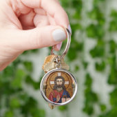 Oude Jezus Mozaïek Sleutelhanger (Hand)