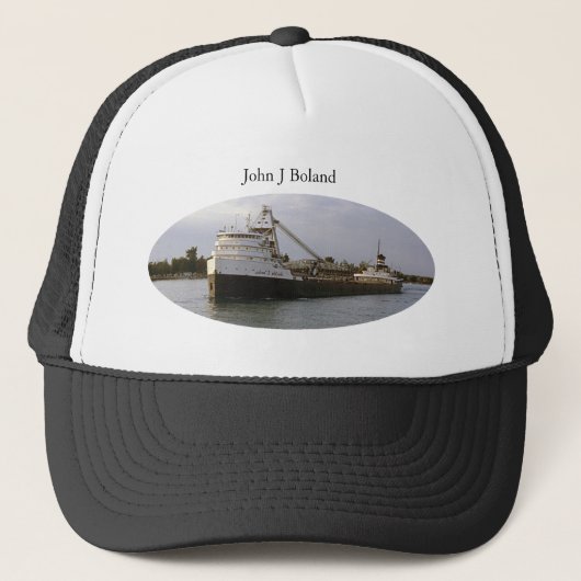 oude John J. Boland truckershoed Trucker Pet (Voorkant)