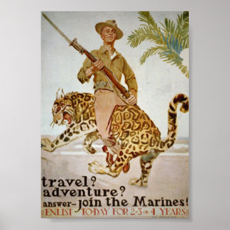 Oude 'Join the Marines' Poster