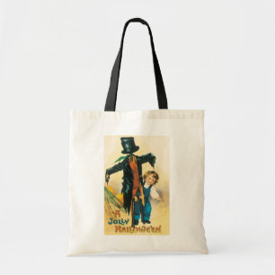 Oude Jolly Halloween Vogelverschrikker Ellen Claps Tote Bag