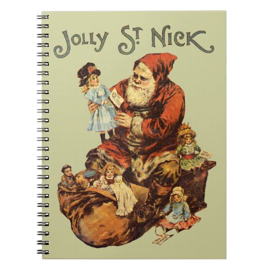 Oude Jolly St. Nick Notitieboek (Voorkant)