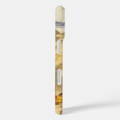 Oude jongen speelt op het strand met zand speelgoe Case-Mate iPhone case (Achterkant / Rechts)