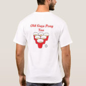 Oude jongens Beer Pong T-shirt (Achterkant)