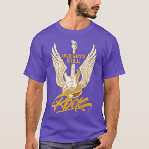 Oude jongens nog steeds Rock Bassiro Bass Guitar T-shirt