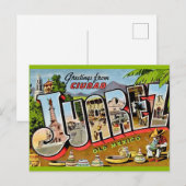 Oude Juarez Mexico Groeten Ansichtkaart Briefkaart (Voorkant / Achterkant)