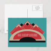 Oude Juke-box Feestdagenkaart (Voorkant / Achterkant)