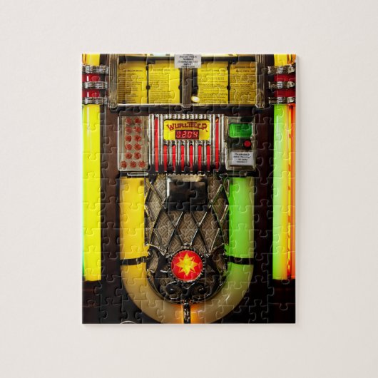 Oude Jukebox Legpuzzel (Verticaal)