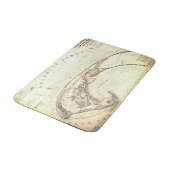 Oude  Kaapskaart Provincetown Badmat (Gekanteld)