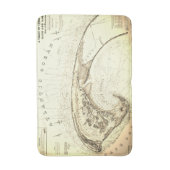 Oude  Kaapskaart Provincetown Badmat (Voorkant Verticaal)