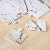 Oude Kaapskaart Provincetown Legpuzzel (Zijkant)