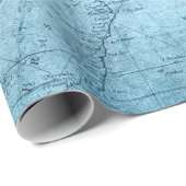 Oude kaart. cadeaupapier (Rol Hoek)