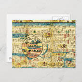 Oude kaart Kanto (Voorkant / Achterkant)