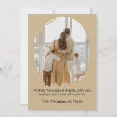 Oude kaart kerstboom (Achterkant)