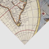 Oude Kaart Reeks 1 Ontwerp 5 Tissuepapier (Detail)