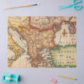 Oude Kaart Reeks 1 Ontwerp 6 Tissuepapier (Craft)