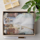 Oude Kaart Reizen Thema Decoupage Print Tissuepapier (Geschenk)