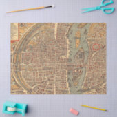 Oude Kaart Serie 1 Ontwerp 15 Tissuepapier (Craft)