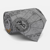 oude kaart stropdas (Opgerold)