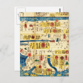 Oude kaart Tokai (Voorkant / Achterkant)