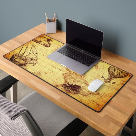 Oude kaart van Amerika  Bureaumat (Kantoor 2)