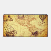 Oude kaart van Amerika  Bureaumat (Voorkant)