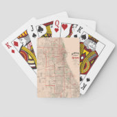  Oude Kaart van Chicago - 1893 (Achterkant)