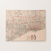  Oude Kaart van Chicago - 1893 Legpuzzel (Horizontaal)