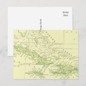 Oude kaart van Cuba, Caribische eilanden & Bahama' (Voorkant / Achterkant)