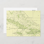 Oude kaart van Cuba, Caribische eilanden & Bahamas (Voorkant / Achterkant)