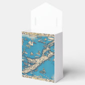 Oude Kaart van de Bermudaeilanden Bedankdoosjes (Geopend)