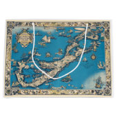  Oude Kaart van de Bermudaeilanden Large Cadeautasje (Voorkant)