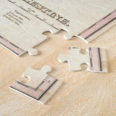 Oude kaart van de Palestijnse staat uit 1827 Legpuzzel (Zijkant)