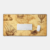 OUDE KAART van de VS Bureaumat (Keyboard & Muis)