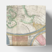 Oude kaart van de wereld bedankdoosjes (Bovenkant)